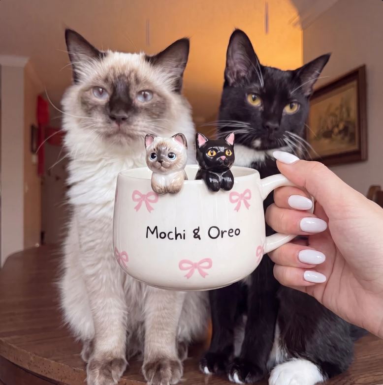 Handmade Custom Pet Figurine Mug