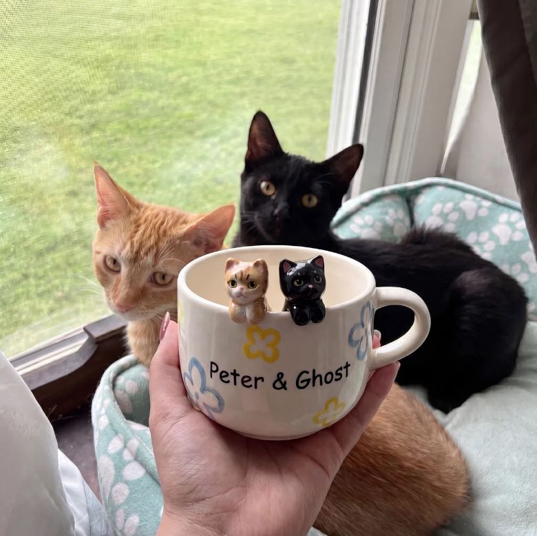 Handmade Custom Pet Figurine Mug