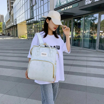 3 in 1 Diaper Bag Backpack Foldable Baby Bed