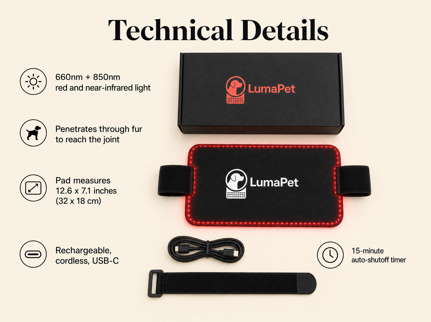 Luma Pet Red Light Pad